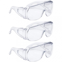AMSTON Safety Glasses Personal Protective Equipment, PPE, Eyewear Protection, Clear, ANSI Z87+ Standards, High Impact, Vented Sides, For Construction,